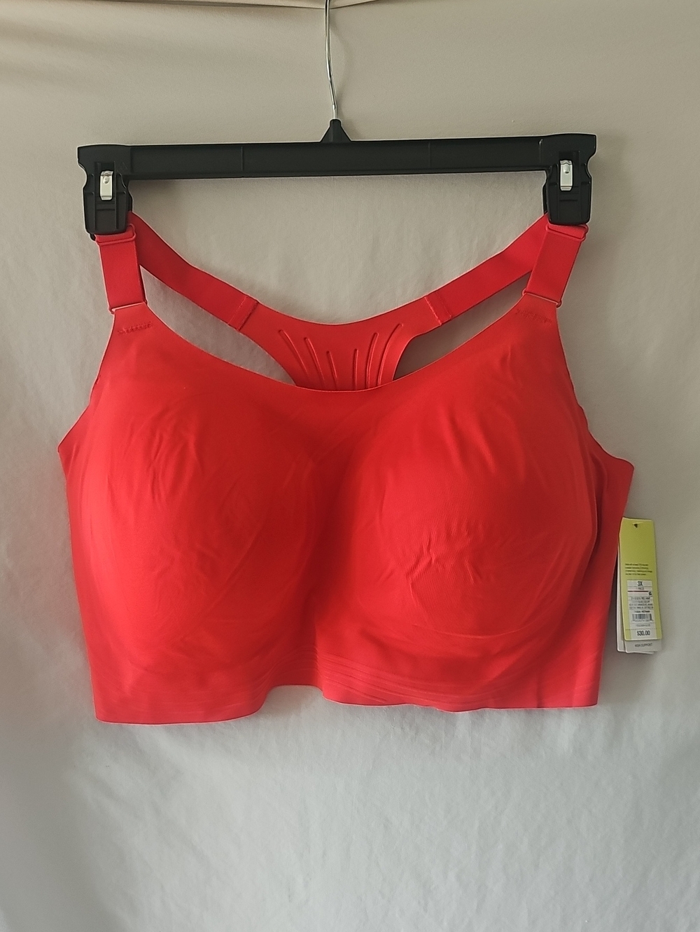 NEW All in Motion High Support Sculpt Sports Bra Plus 3X-4X Coral Red 42DDD-46DD - Picture 4 of 6